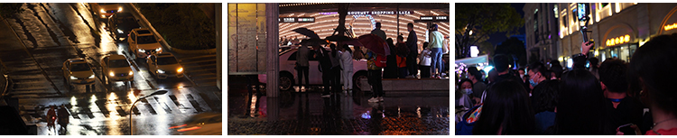 4K高清人流行走人群街头街景车流交通城市夜晚夜景延时短视频素材