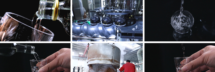 白酒文化倒酒特写倒入酒杯白酒生产酒厂传统酿造宣传实拍视频素材