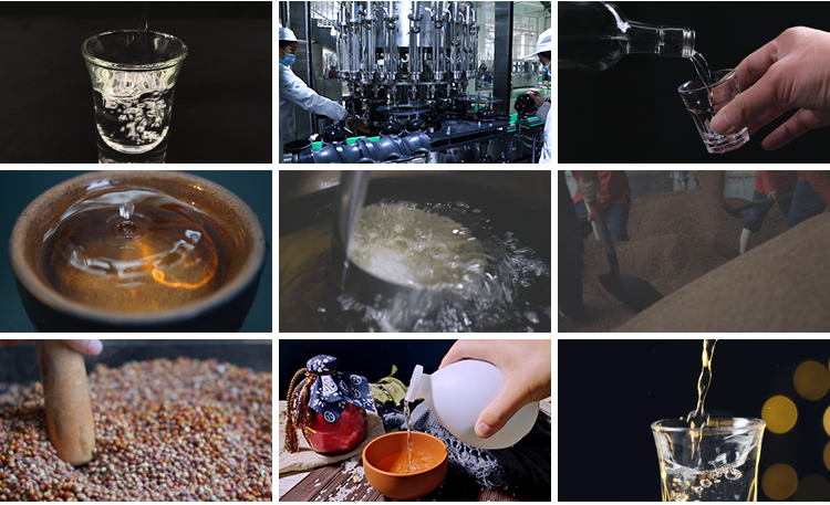 白酒文化倒酒特写倒入酒杯白酒生产酒厂传统酿造宣传实拍视频素材