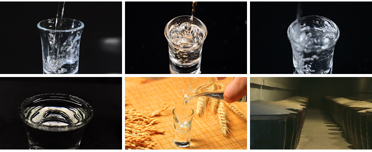 白酒文化倒酒特写倒入酒杯白酒生产酒厂传统酿造宣传实拍视频素材