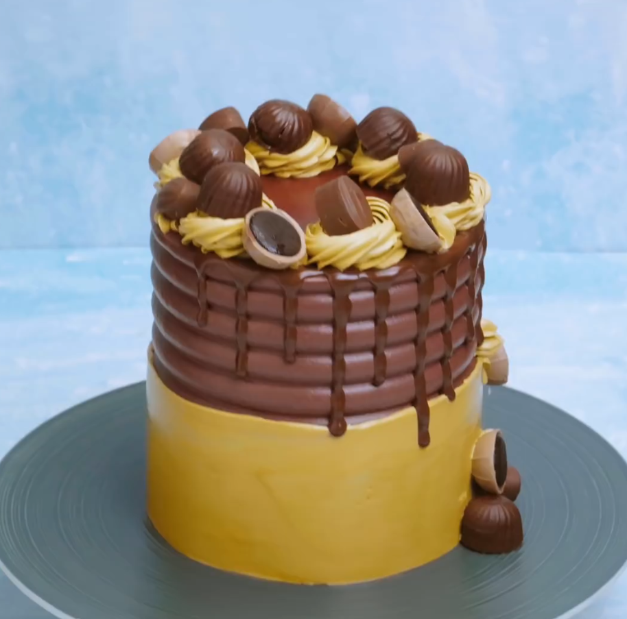 国外蛋糕裱花装饰高清甜品美食手工自媒体小说推文素材解压视频