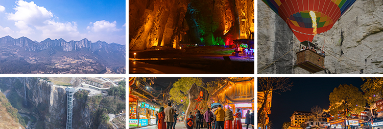 4K湖北恩施大峡谷景区人文旅游风景风光航拍高清实拍剪辑视频素材