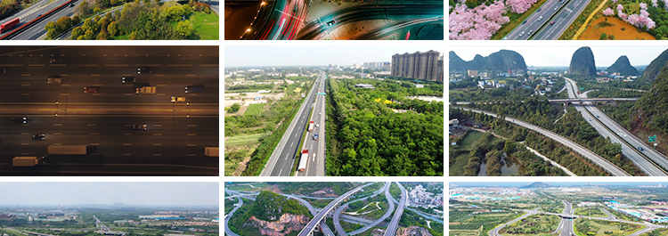 中国高速公路航拍立交桥交通发展桥梁高架桥车流高清实拍视频素材