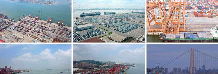 物流码头海港口集装箱国际经济贸易运输海运货运轮船剪辑视频素材