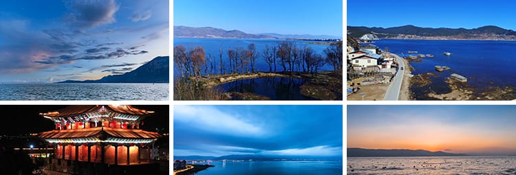 云南大理昆明丽江古城市建筑高山洱海延时航拍地标风景短视频素材