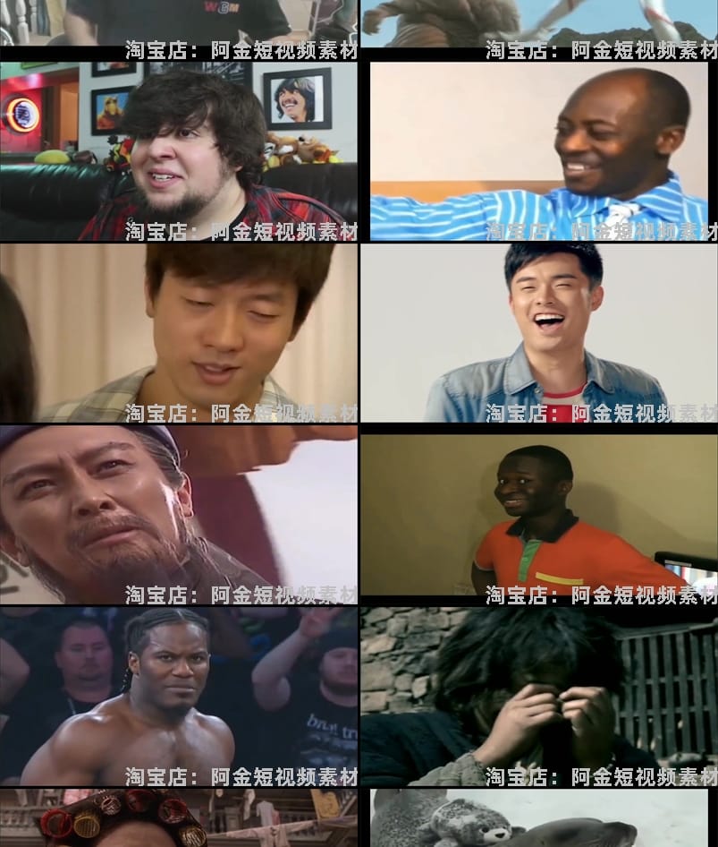 沙雕鬼畜视频素材热门搞笑音效包短视频常用up主素材表情包抖音