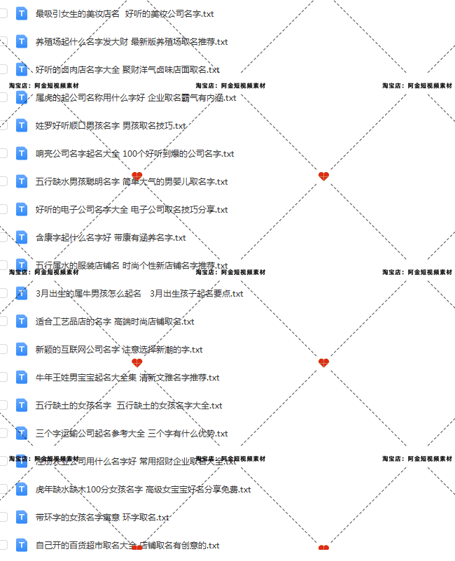 宝宝取名公司改名店铺商标起名字玄学文案抖音短视频素材话术脚本