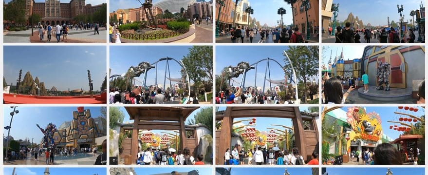 北京环球影城主题乐园景点旅游随拍高清实拍剪辑视频素材人流人群