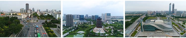 4K银川城市建筑风光旅游景点地标航拍延时风景高清实拍短视频素材