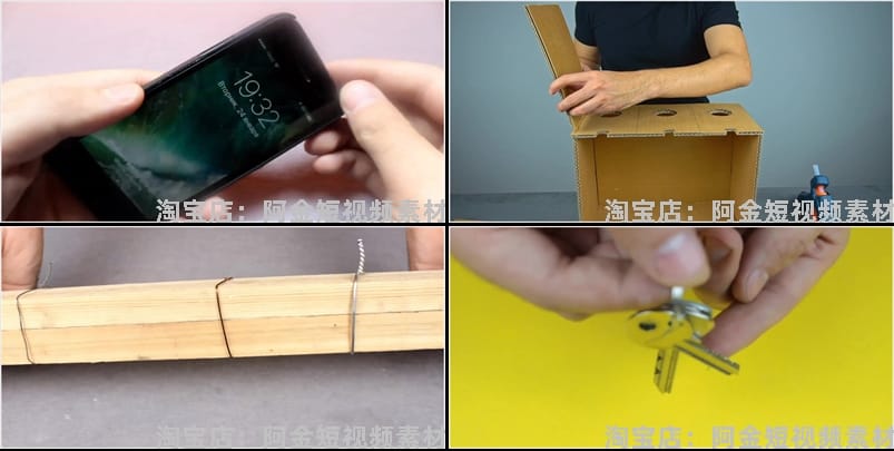 生活小妙招科学实验横屏小说推文素材解压自媒体高清中短视频手工