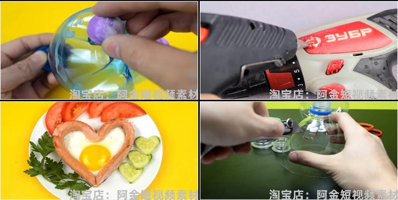 生活小妙招科学实验横屏小说推文素材解压自媒体高清中短视频手工