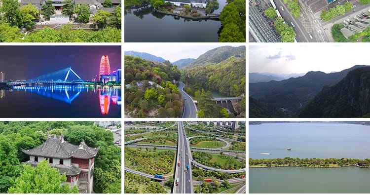 宁波城市建筑风光地标航拍延时摄影旅游景点风景宣传片短视频素材