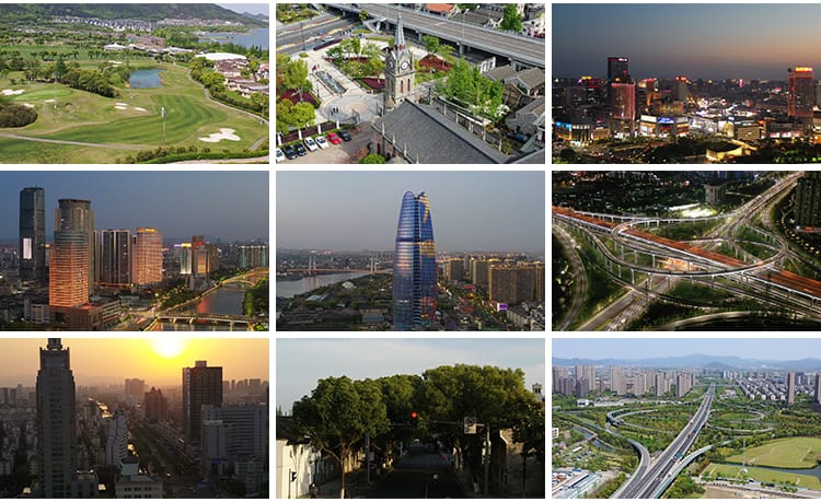 宁波城市建筑风光地标航拍延时摄影旅游景点风景宣传片短视频素材