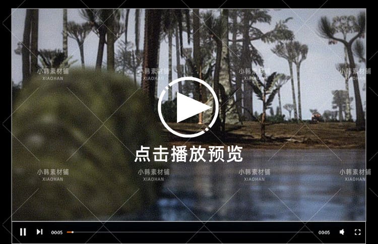 探索频道古生物纪录片动物的末日中视频自媒体解说高清视频素材