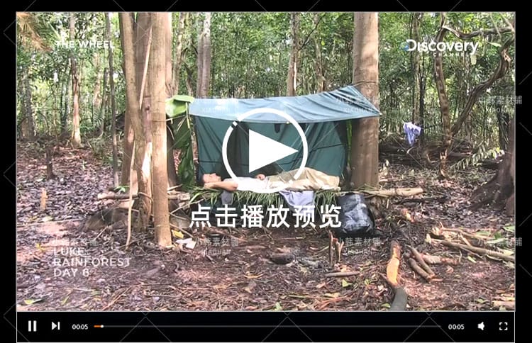 探索频道荒野求生纪录片挑战求生轮盘全8集中视频自媒体视频素材