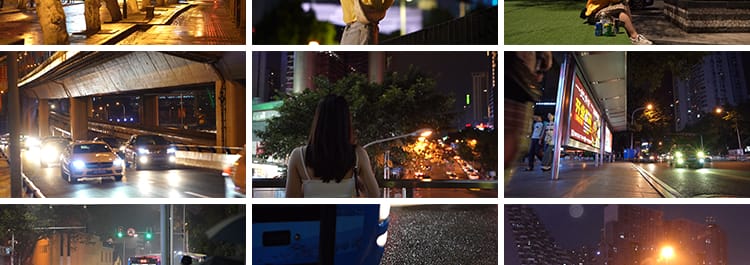 人物情感伤感孤独失落治愈系车流人流城市夜景街头雨夜短视频素材