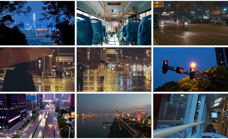 人物情感伤感孤独失落治愈系车流人流城市夜景街头雨夜短视频素材