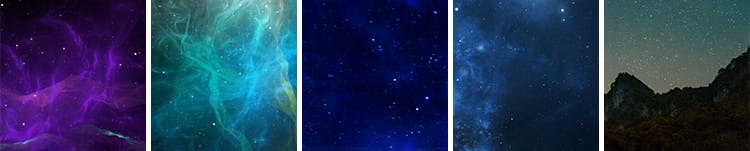 唯美星空浩瀚宇宙星云粒子夜空太空蓝色竖屏竖版直播背景视频素材