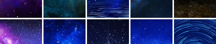 唯美星空浩瀚宇宙星云粒子夜空太空蓝色竖屏竖版直播背景视频素材