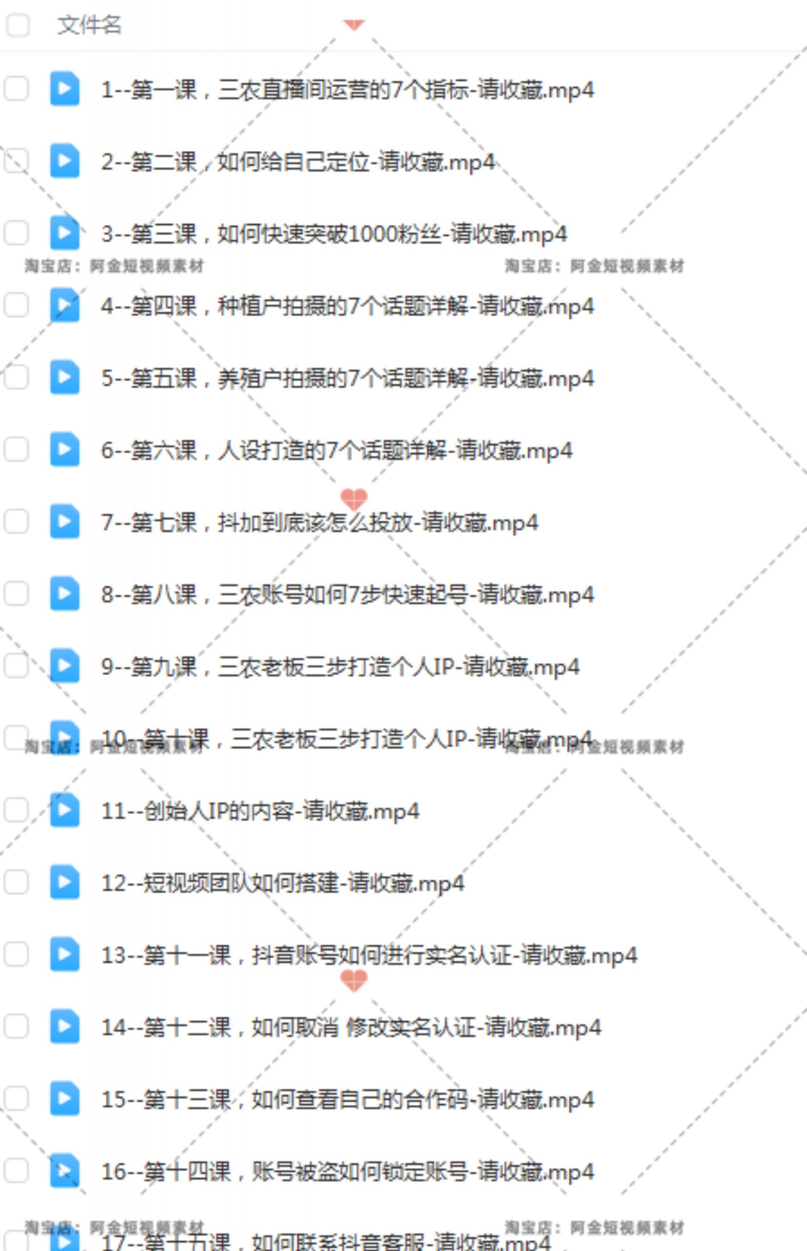 抖音短视频三农起号乡村带货农产品个人IP打造卖货运营课程教程