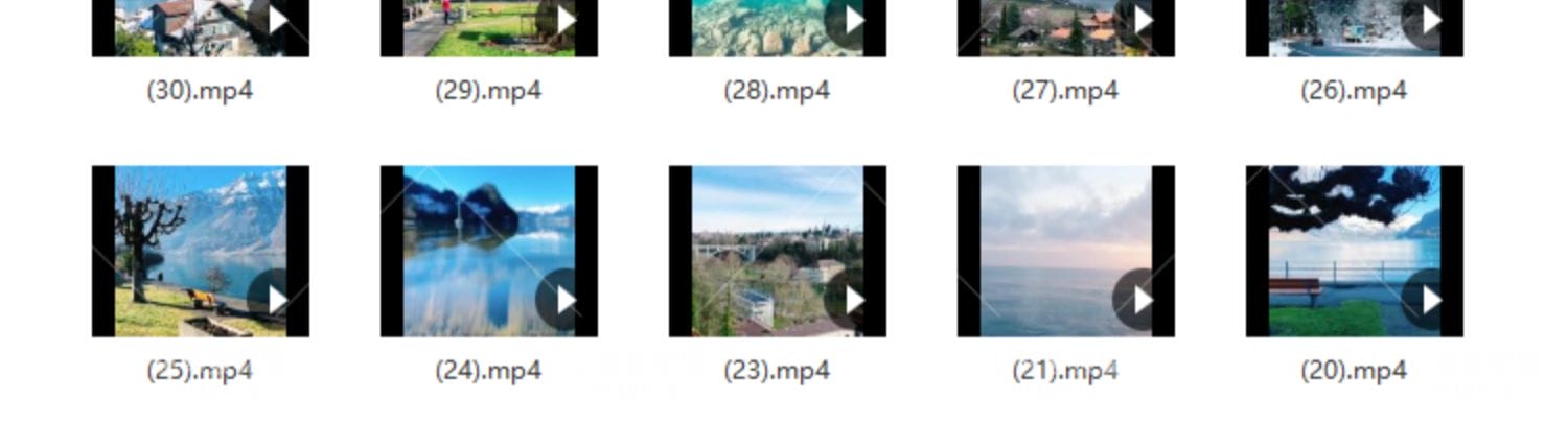 50款旅游旅行实拍风景竖版高清抖音自媒体pr剪辑背景视频素材