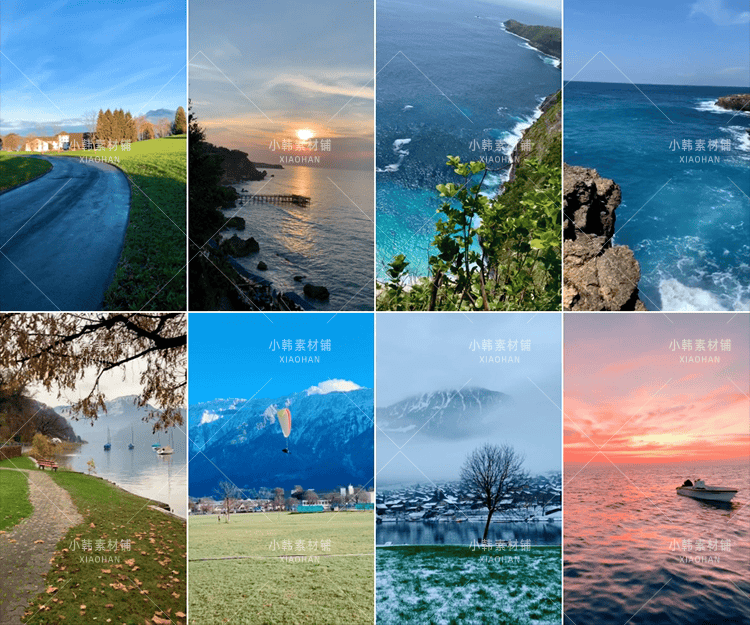 50款旅游旅行实拍风景竖版高清抖音自媒体pr剪辑背景视频素材