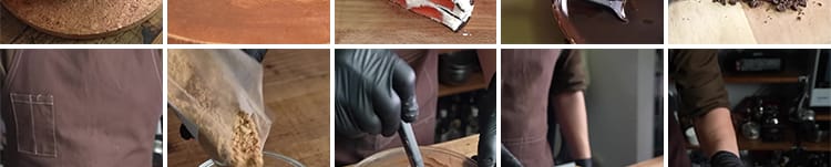 甜点小吃美食蛋糕点甜品巧克力手工创意制作竖屏高清抖音视频素材