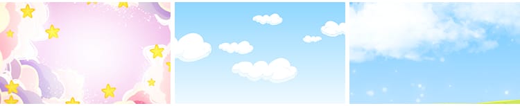 卡通蓝天白云天空云彩云朵穿梭云层流云云海LED背景动态视频素材