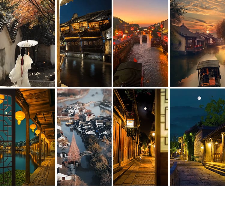 江南水乡水巷街道古镇古风古朴唯美意境建筑实拍旅游风景视频素材