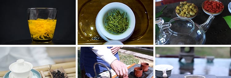 花茶菊花茶养生茶文化冲泡茶广告实拍宣传片自媒体剪辑短视频素材