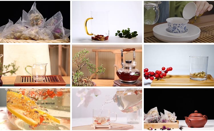 花茶菊花茶养生茶文化冲泡茶广告实拍宣传片自媒体剪辑短视频素材