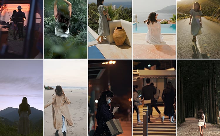 人物城市夜景街景伤感孤独励志竖屏治愈系风景高清抖音短视频素材