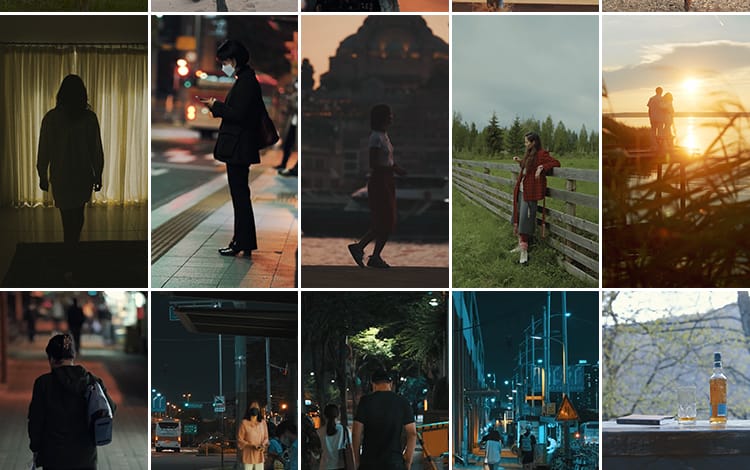 人物城市夜景街景伤感孤独励志竖屏治愈系风景高清抖音短视频素材