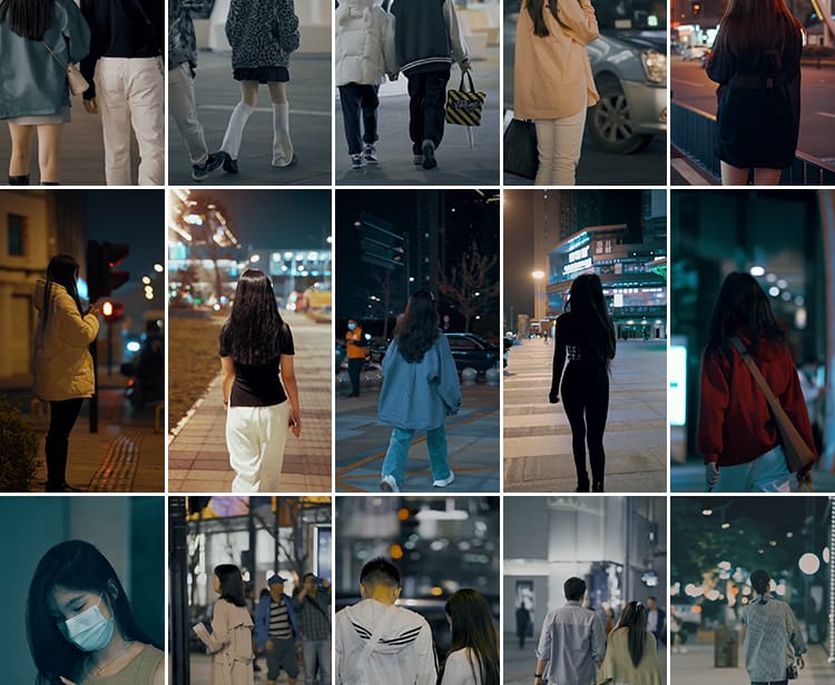 人物城市夜景街景伤感孤独励志竖屏治愈系风景高清抖音短视频素材