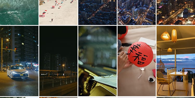 人物城市夜景街景伤感孤独励志竖屏治愈系风景高清抖音短视频素材