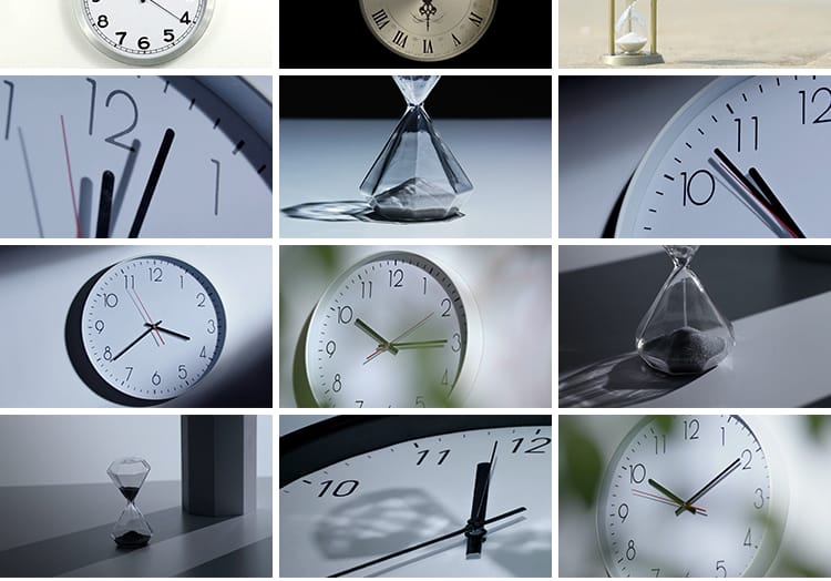 时间流逝沙漏时钟岁月如梭光阴似箭光影延时时针转动空境视频素材