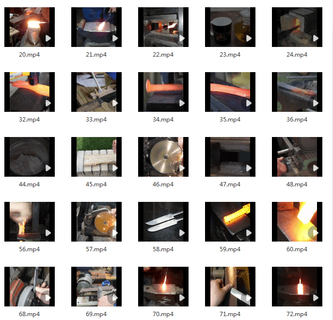 铁匠打铁铸造手艺手工diy高清横屏国外解压视频小说推文素材引流