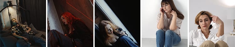 人物情绪伤感难过孤独失落伤心情感悲伤失恋自媒体抖音短视频素材