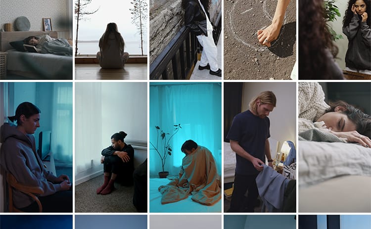 人物情绪伤感难过孤独失落伤心情感悲伤失恋自媒体抖音短视频素材