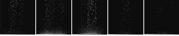 水流水花瀑布雨水帘屋顶屋檐排水沟后期MOV合成透明通道视频素材