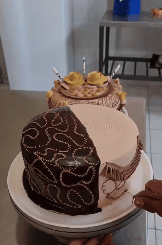 竖屏蛋糕裱花美食甜品手工高清国外短视频解压小说推文素材引流