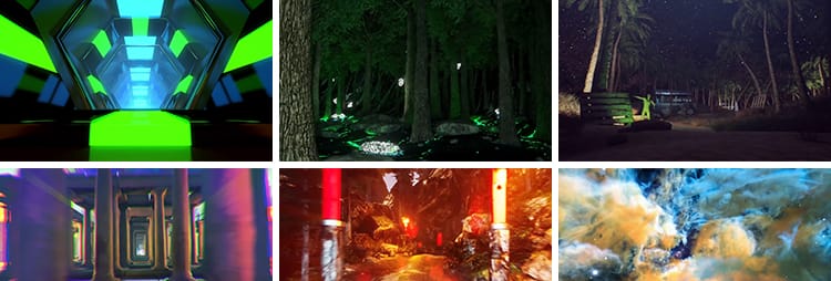 3D动感炫酷穿梭城市隧道过山车酒吧KTV大屏舞台走秀背景视频素材