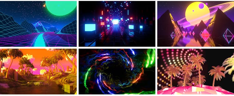 3D动感炫酷穿梭城市隧道过山车酒吧KTV大屏舞台走秀背景视频素材