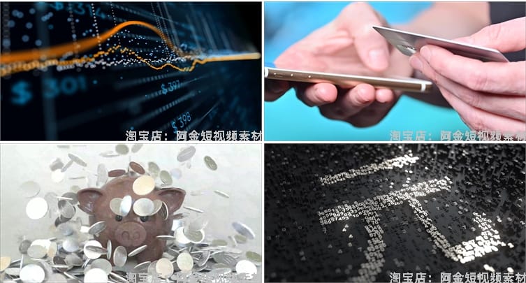 金融财经证券数据股市股票商务经济指数科技短视频自媒体高清素材