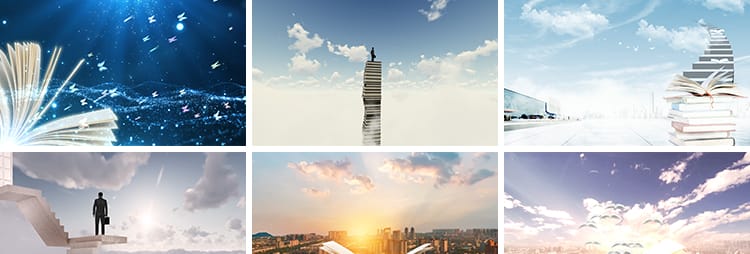 读书本阅读书籍世界读书日演讲朗诵教育学习文化LED背景视频素材