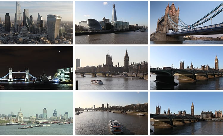 英国伦敦国外延时摄影大本钟塔桥城市风光建筑高清实拍短视频素材