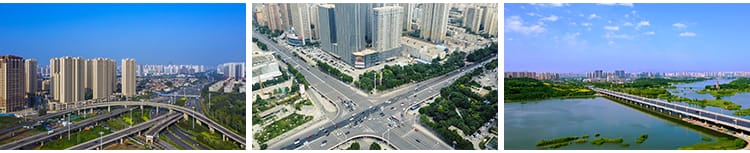 4K河北石家庄城市建筑地标旅游景点CBD商圈夜景航拍延时视频素材