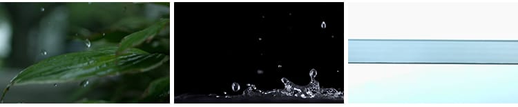 雨水滴水珠涟漪波纹水流淌水花溅起滴露高清动态LED背景视频素材