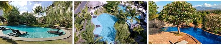 印尼巴厘岛海边风光大海滩情人崖酒店风景印度尼西亚旅游视频素材