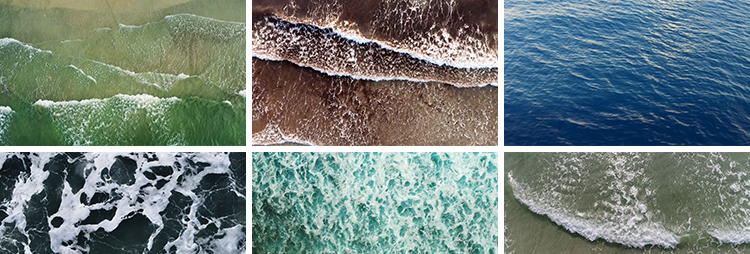 海浪冲击波涛汹涌巨大海浪景岸岩石沙滩大气震撼LED背景视频素材